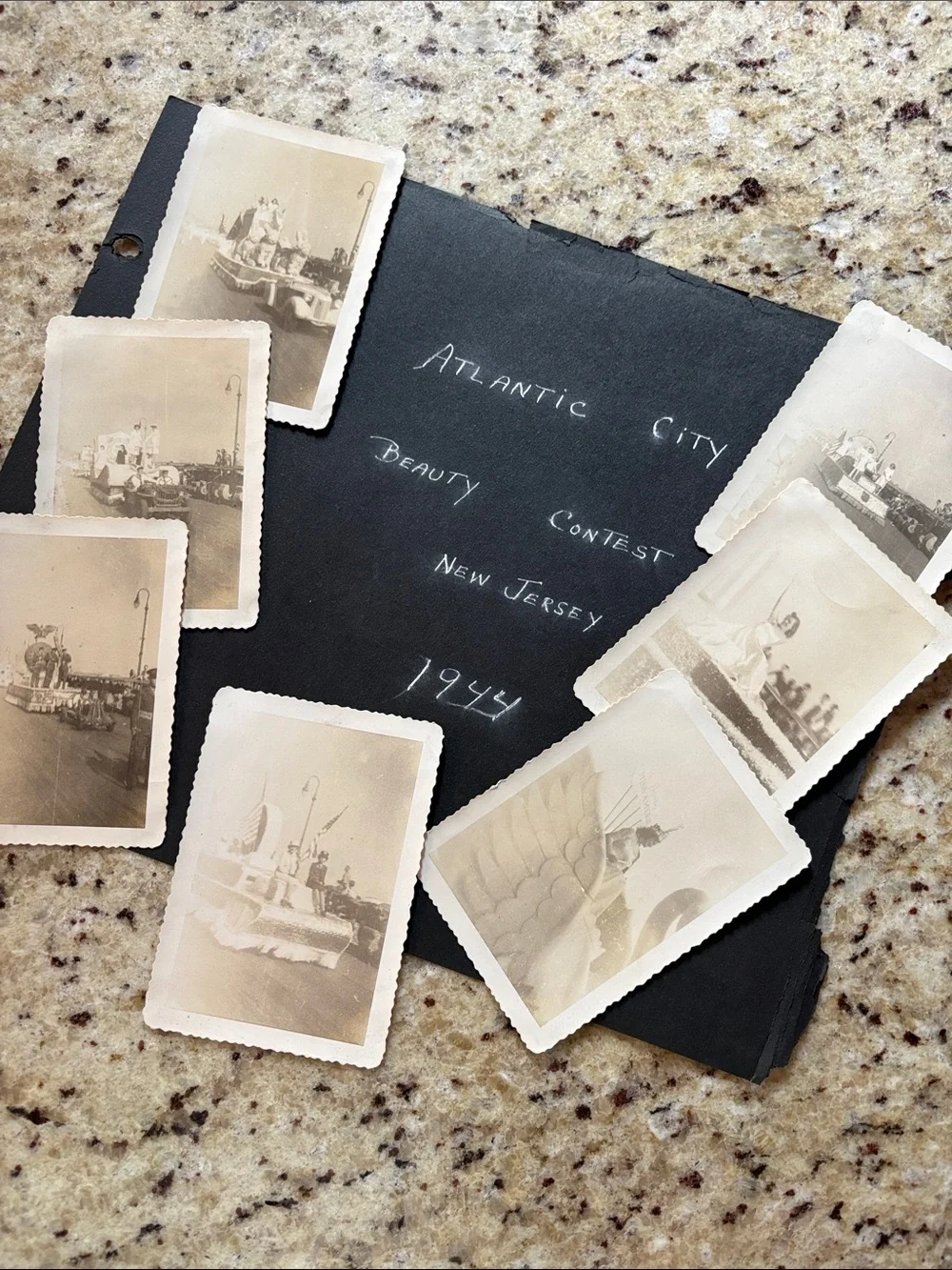 1944 Atlantic City Beauty Contest 7  black & white photographs
